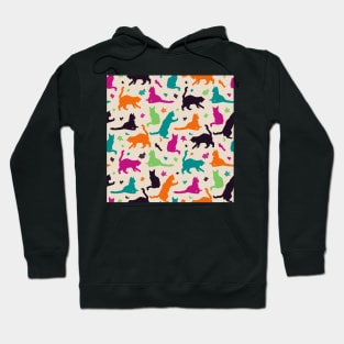 Dark Colors Matisse Cats Hoodie